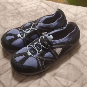 easy spirit explore 24 Esedmunds Women’s Hiking Shoe/Sandal Size 7.5 Blue Slipon